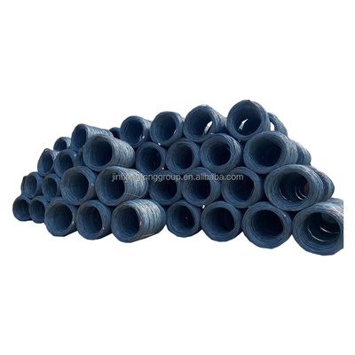 Barre de fil d'acier à haute teneur en carbone 5,5 mm 6,5 mm laminée à chaud Q195 SAE1008 pour la fabrication d'ongles Certifié ISO9001 2008