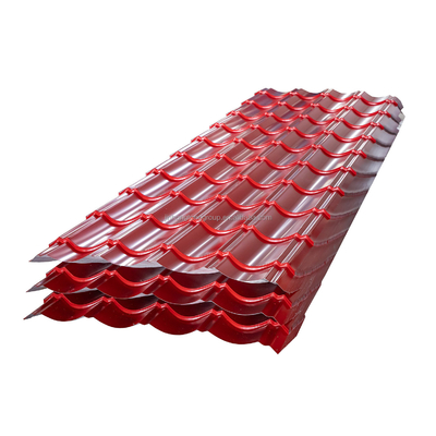 0.22mm PPGI tôle de toiture ondulée en métal/fer/acier/plaque/carreaux avec et certificat JIS dans SGCC/CGCC/DX51D Z/Q195-Q345