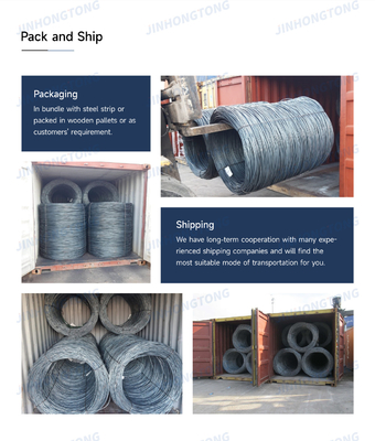 1018 Q195 8 10 1006 Q235 Barres de fil d'acier à faible teneur en carbone avec technique de laminage à chaud à froid par fabrication directe