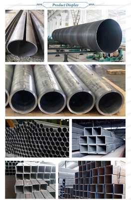 S275jr Grade non huilé Astm a53 sae1045 sch 40 erw tuyau d'acier à section creuse 40x40 mm carré en carbone tube d'acier soudé droit