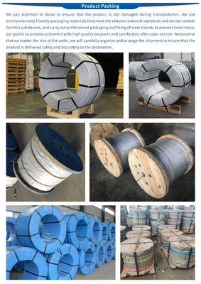 Barres de fil de fibre en acier à faible teneur en carbone à haute teneur en carbone non allié pour le béton prétensionné 1*2 1*3 1*7 1*19 Fil d'acier