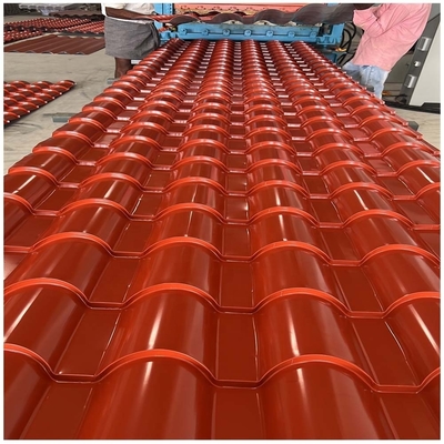 AISI/ASTM/JIS/EN/GB Standard Ppgl Plaque de toit en acier galvanisé revêtu de couleur pour une largeur personnalisée