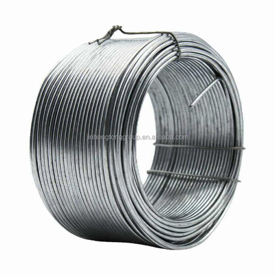 Fil plat en acier à ressort galvanisé pour la fabrication de POP jusqu'à la tente Surface revêtue de zinc Certificat ISO9001
