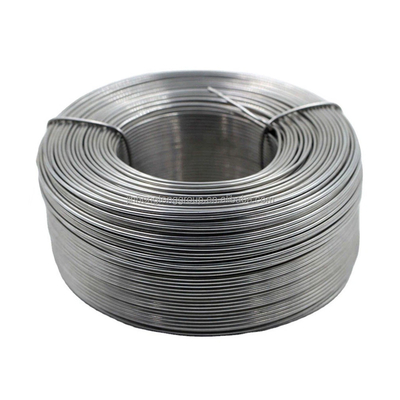 Fil plat en acier à ressort galvanisé pour la fabrication de POP jusqu'à la tente Surface revêtue de zinc Certificat ISO9001