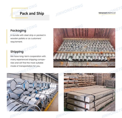 En Dc01 Dx51 Coil d'acier galvanisé zinc trempé à chaud avec une tolérance de ± 1% et service de traitement de perforation de fabrication