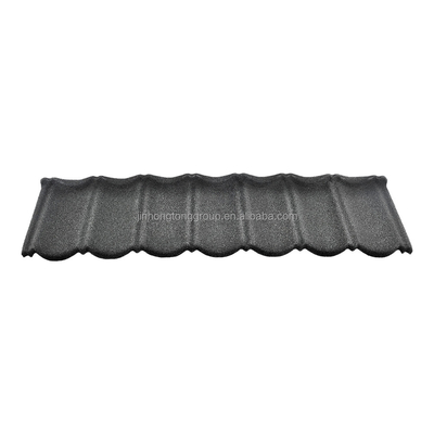 Longueur personnalisée Carreaux de toiture revêtus de pierre dure Dureté et durabilité pour des performances optimales