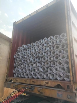 ASTM 6 8 9 10 12 14 18 20 Fil barbelé galvanisé trempé à chaud avec longueur de barbelé et exigences du client en matière de fil de fer