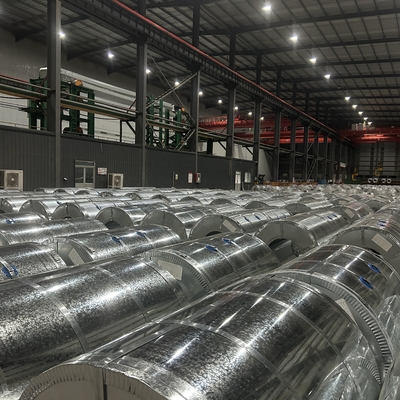 Coils galvanisés à spangle minimum 18ga x 195 inc. pour la fabrication de conteneurs