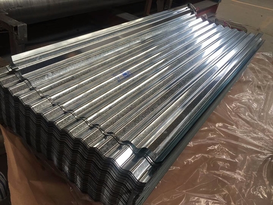Les feuilles de toiture en zinc galvanisées à mi-dureté ondulées à ASTM/AISI/SGCC/CGCC/TDC51DZM/TDC52DTS350GD/TS550GD/DX51D Z