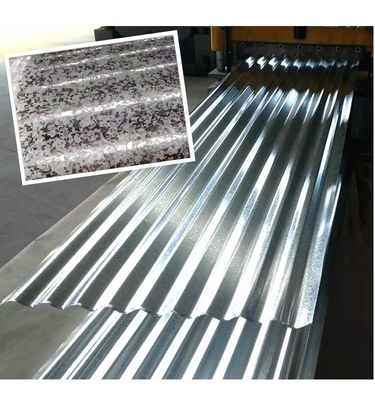 Les feuilles de toiture en zinc galvanisées à mi-dureté ondulées à ASTM/AISI/SGCC/CGCC/TDC51DZM/TDC52DTS350GD/TS550GD/DX51D Z