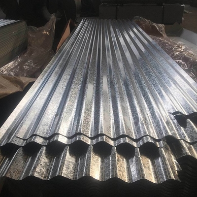 Z30-Z40 revêtement Taille personnalisée G3302 tôles de toit en acier galvanisé 22 26 32 épaisseur de calibre tôle en acier galvanisé ondulé
