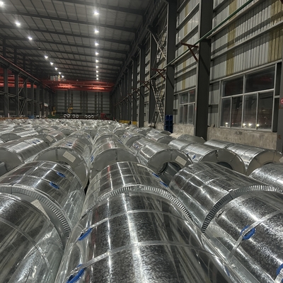 Coil en acier galvanisé revêtu de zinc à faible teneur en carbone avec revêtement en zinc de 60 g 100 g 150 g 200 g et épaisseur de 0,8 mm