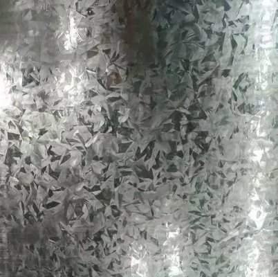 Couche de spangle régulière Z10-Z275 bobine d'acier galvanisé électro 22 24 26 calibre laminé à froid rouleaux d'acier galvanisé huilés