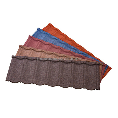 Fournir des carreaux de toits métalliques personnalisés en couleur bleue classique 0,4 mm d'épaisseur avec des couleurs personnalisées