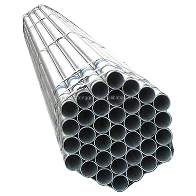 Pipe d'acier galvanisée à chaud tube carré 0,4 mm-2 mm épaisseur de couche de zinc Z40-Z700