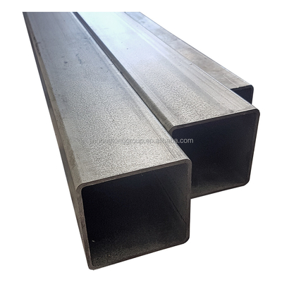 Pipe d'acier galvanisée à chaud tube carré 0,4 mm-2 mm épaisseur de couche de zinc Z40-Z700