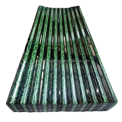 Méditerranée dur RAL personnalisé Flexo 2 couleur en carton ondulé PPGI tôle de toit en acier galvanisé maison pour vos besoins