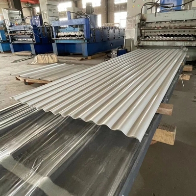 Plaque de toiture en aluminium ondulé en métal revêtu de zinc standard ASTM pour bâtiments résidentiels et commerciaux