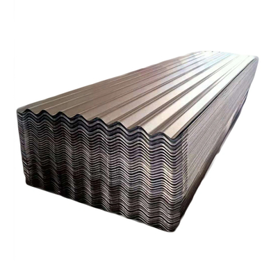 Plaques de toiture ondulées en aluminium zinc argent standard ASTM pour toiture en acier galvalume