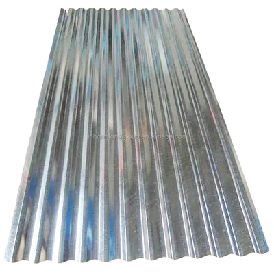 Décoiling tôle de toiture galvanisée ondulée en métal DX51D Gi tôle de toiture en acier galvanisée en aluminium revêtu de zinc Z30-Z40