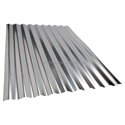 Décoiling tôle de toiture galvanisée ondulée en métal DX51D Gi tôle de toiture en acier galvanisée en aluminium revêtu de zinc Z30-Z40