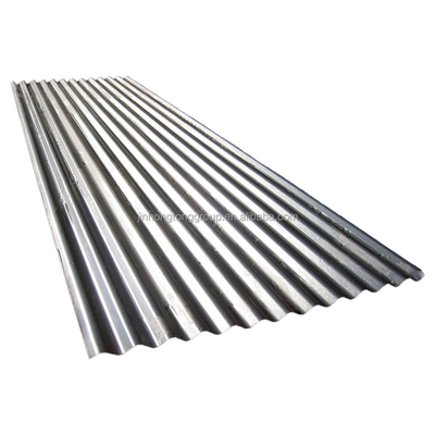 Décoiling tôle de toiture galvanisée ondulée en métal DX51D Gi tôle de toiture en acier galvanisée en aluminium revêtu de zinc Z30-Z40