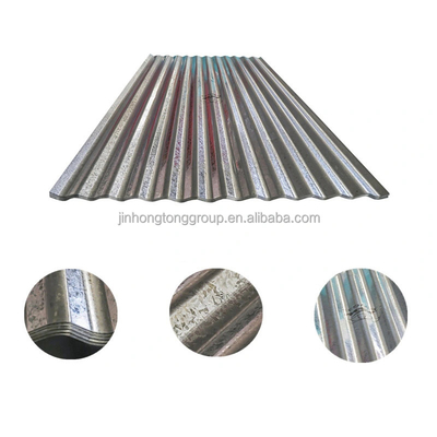 600-1500 mm de largeur Métal galvanisé ondulé pour toiture avec résistance à la corrosion et tolérance ± 1%