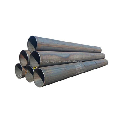 Pipe en acier soudé droit largement utilisée Q235 Api400 Diamètre en spirale Pipe en acier rond en acier au carbone soudé acier carton non allié