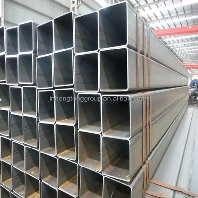 Tubes carrées galvanisées à chaud Tubes en fer 0,9 mm Gi Tubes perforés revêtus de poudre Tubes carrés en acier galvanisé