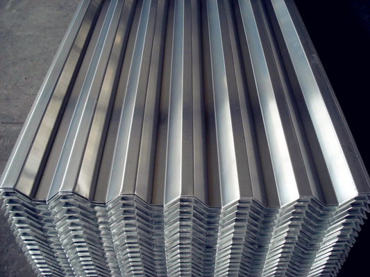 ASTM Standard 0,12-0,8 mm Épaisseur du matériau de construction personnalisé Dx51d Dx52d Dx53d Galvanisée Galvalume aluminium tôle de toiture ondulée