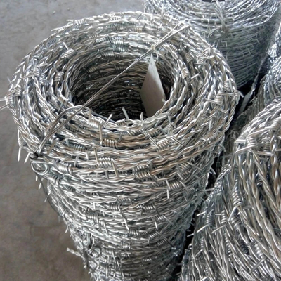 Grande protection assurée fil d'acier galvanisé double anneau rasoir fil de fer barbelé clôture pour la reproduction sur les prairies frontalières de l'autoroute