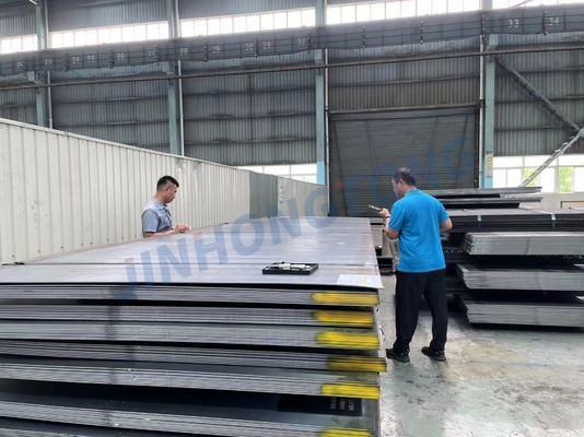 Grade Q195/Q235/Ss400/SPHC/SAE1006 Plaque d'acier laminée à chaud personnalisée pour l'acier doux à faible teneur en carbone