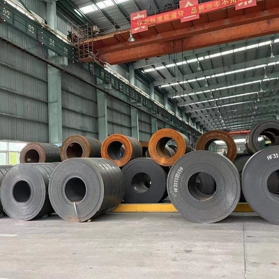 bande de bobine en acier au carbone laminée à chaud de haute résistance de 30 mm d'épaisseur avec tolérance ± 1% et traitement de décoiling