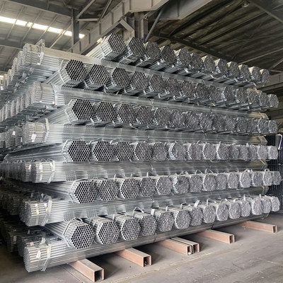 S235J2 Q345---SS500 Grade Galvanisé en acier rond Pipe de fer de 1,5 pouce en acier galvanisé par mètre avec certificat JIS