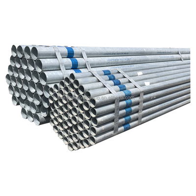 Fertilizer chimique de qualité S235JO tuyau en acier rond galvanisé 100 mm 400 mm de diamètre avec assurance et laminé à chaud
