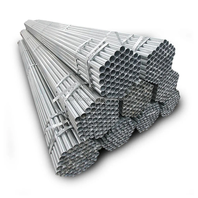 Pipe d'acier galvanisé ronde ASTM A36 Q235 avec certificat CE et revêtue de zinc 200-700 g/m2