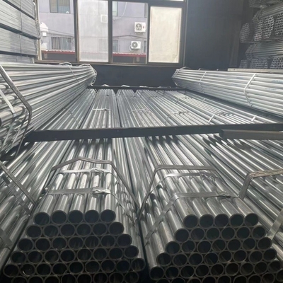 Pipe d'acier galvanisé ronde ASTM A36 Q235 avec certificat CE et revêtue de zinc 200-700 g/m2