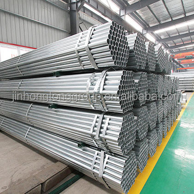Pipe d'acier galvanisé ronde ASTM A36 Q235 avec certificat CE et revêtue de zinc 200-700 g/m2