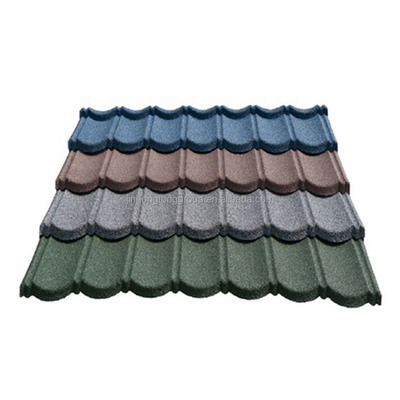 Plaques de toiture en pierre dure de longueur personnalisée 0,4 mm acier zinc pour matériaux de toiture de construction résistant à la corrosion