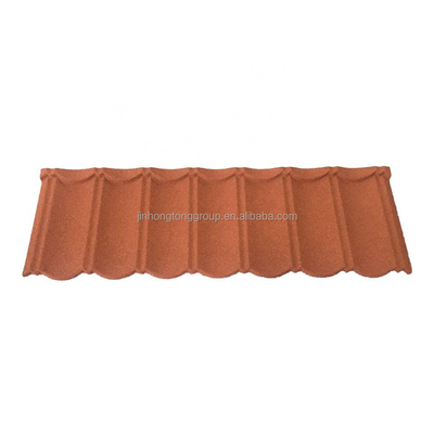 Plaques de toiture en pierre dure de longueur personnalisée 0,4 mm acier zinc pour matériaux de toiture de construction résistant à la corrosion