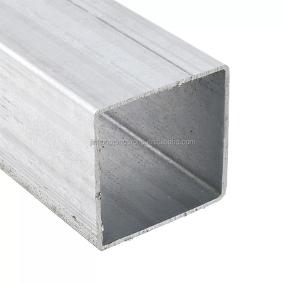Échafaudage de tuyaux en acier galvanisé en forme ronde et carrée 6 m de longueur avec technique ERW