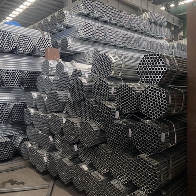 Service de soudage de tubes en acier rond galvanisé à chaud pour la construction