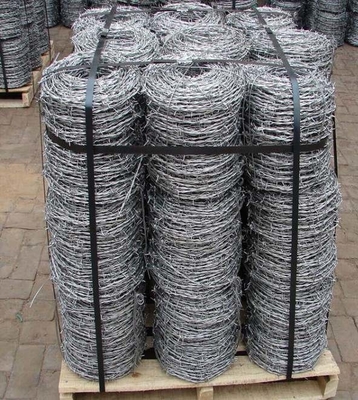 Fil barbelé galvanisé trempé à chaud 50 kg fil barbelé pour rasoir type rasoir unique et certificat BSCI