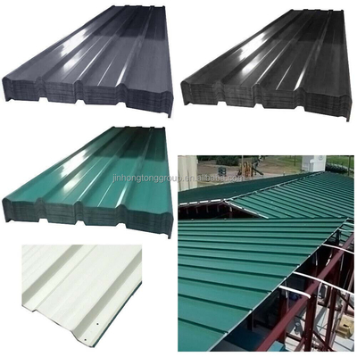 Direct Z60 Zinc Metal 0,12-0,8 mm Plaques de toit avec une résistance aux intempéries supérieure et 762-899 mm de largeur