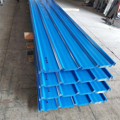 Panneaux de toiture galvanisés enduits de couleur pour projets de construction
