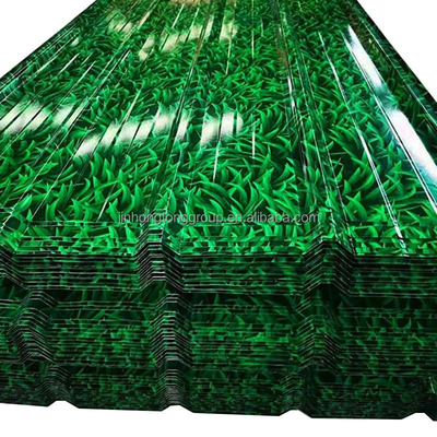 SGCC/CGCC/DX51D Z/Q195-Q345 PPGI courbée à couverture en bobine en tôle en acier ondulé pour la construction de courbures