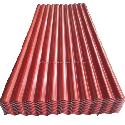 Carreaux de toiture galvanisés colorés en Ral 1000-Ral 9018 pour le matériau de plaque de sol de type T durable