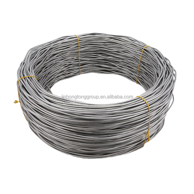 0.38-4mm diamètre de bobine fil de fer argent électro galvanisé fil galvanisé de 2 mm pour une liaison durable