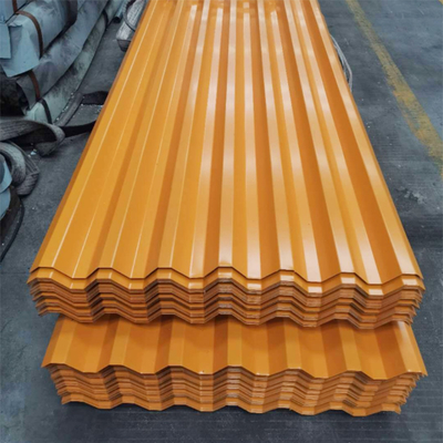 2001-3600mm Longueur feuille de polycarbonate ondulé pour les panneaux de toiture transparents ISO9001 certifié acier galvanisé ondulé