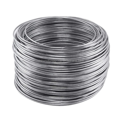 Demande du client galvanisé à chaud en acier doux MS GI fil 0,7 mm 0,8 mm 1,2 mm 1,6 mm 1,8 mm 2 mm de diamètre avec surface noire